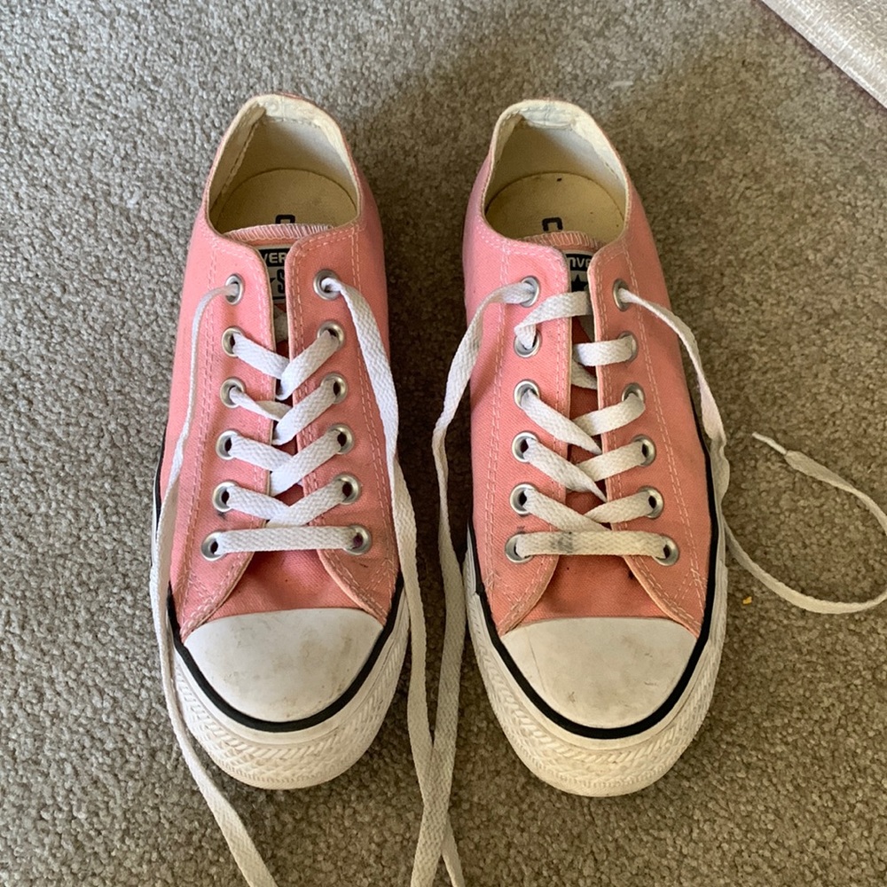 Converse pink sneakers size 7